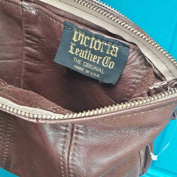 VICTORIA LEATHER CO Genuine Soft Leather Bag Purse Bohemian Rustic Crossbody - Picture 4 of 16